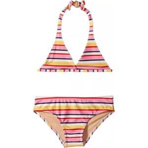 Toobydoo Baby Girl's Sunshine Stripe Bikini Multi Size 11/12